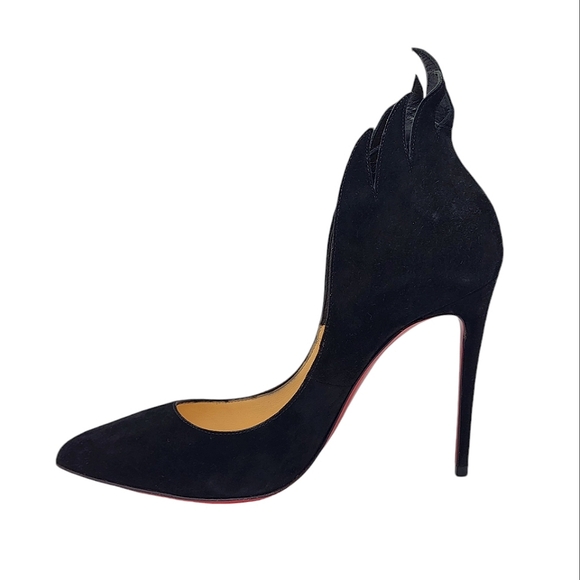 Christian Louboutin Victorina 100 Flame Pumps Black 36 - Picture 5 of 16